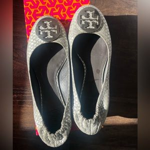 Tory Burch Minnie Travel Ballet Flats, Size 7